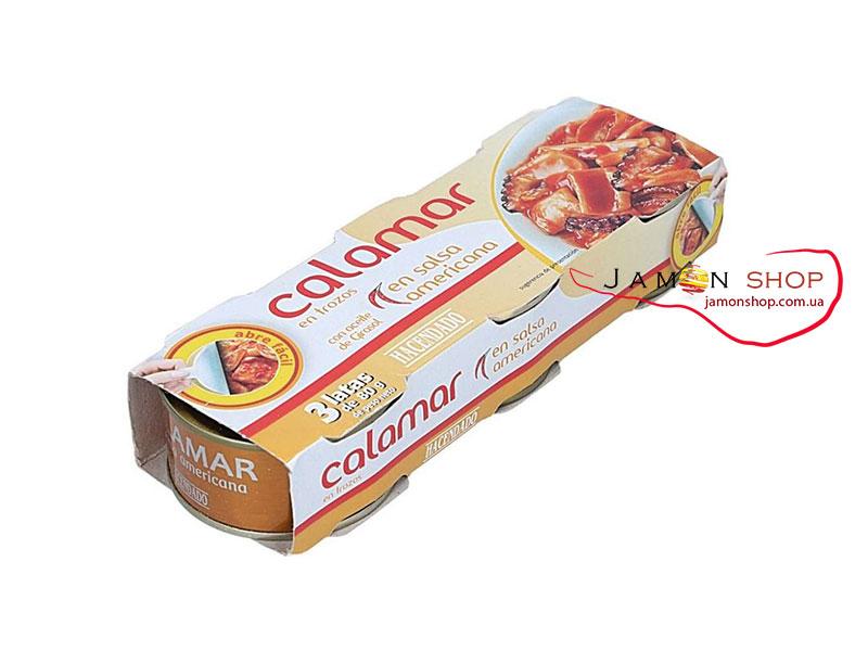 Кальмары в соусе Salsa Americana 240г. ТМ "Hacendado", (3 шт х 80г)