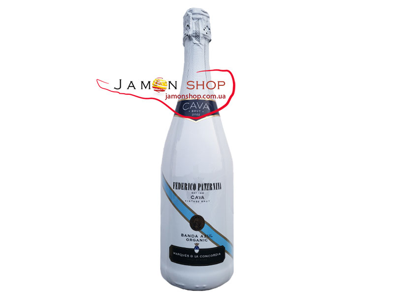 Вино игристое Cava Federico Paternina Banda Azul Brut 0,75 л, Испания